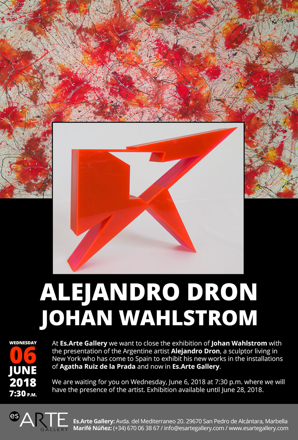 Alejandro Dron art exhibition