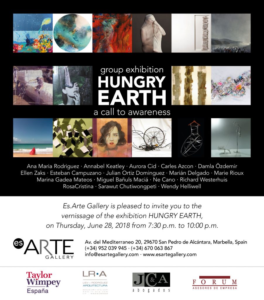 Hungry Earth – A call to awareness. Art exhibition in Marbella
