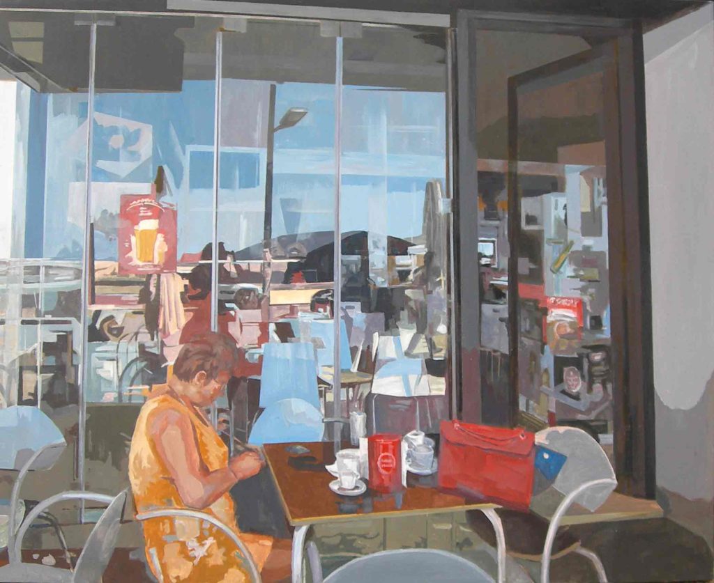 Reflejos-X. Acrílico sobre lino 114x146 cm