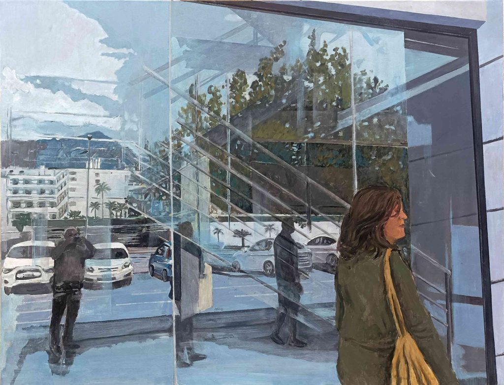 Reflejos XII.Acrílico sobre lienzo. 89x116 cm