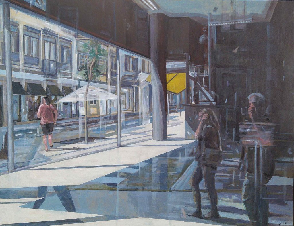 Reflejos. Acrílico sobre lienzo, 114x146cm