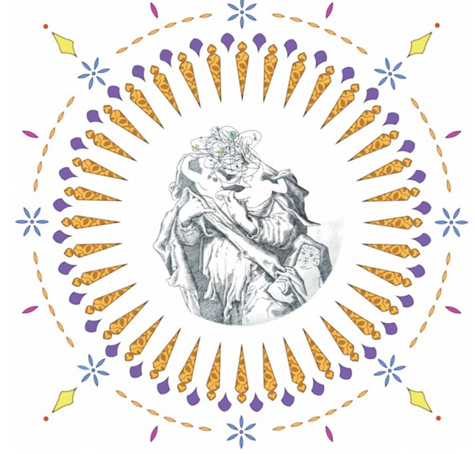 Charitas Linograbado 65 x 65 cm