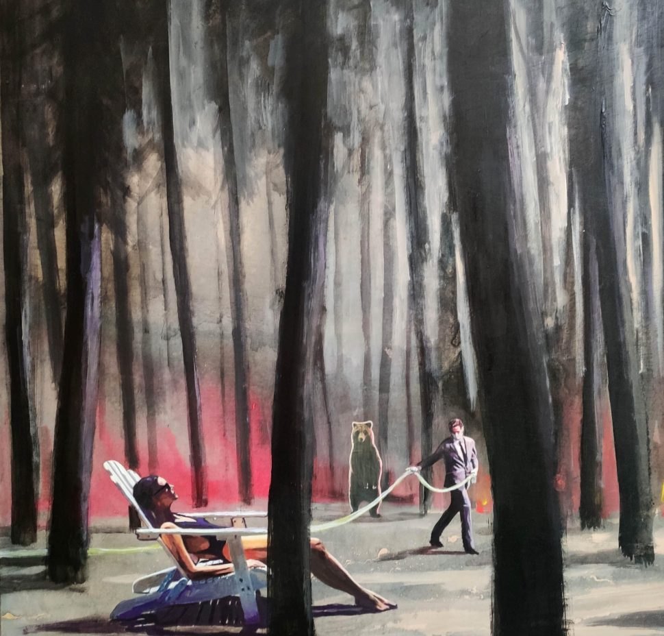 Distanciamiento 140 x 100 cm