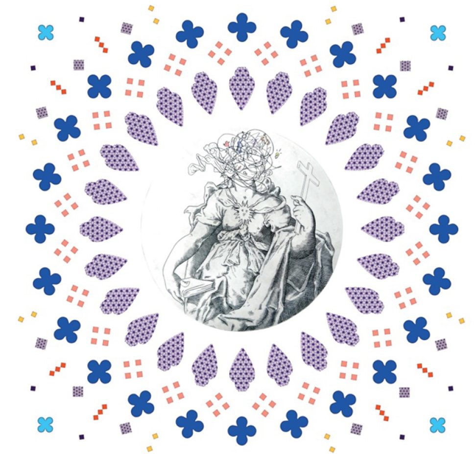 Fides Linograbado 65 x 65 cm