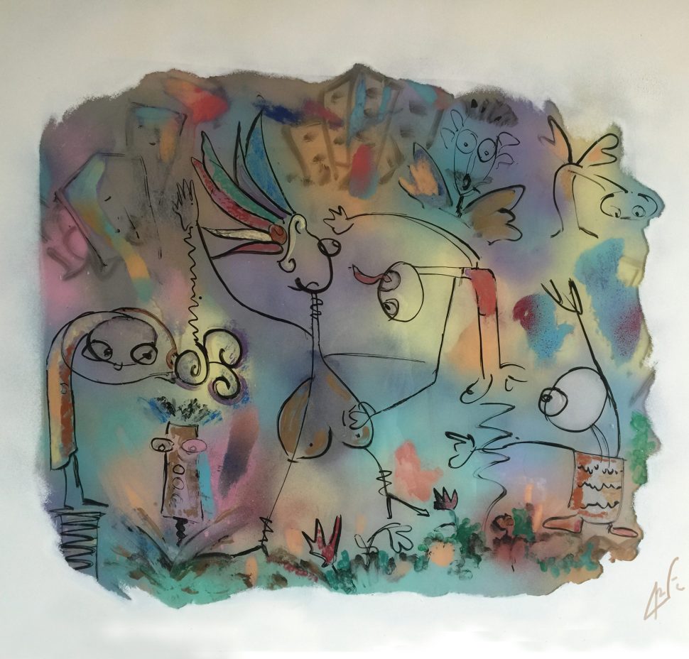 MarifeNunez-The dancing queen-100x90