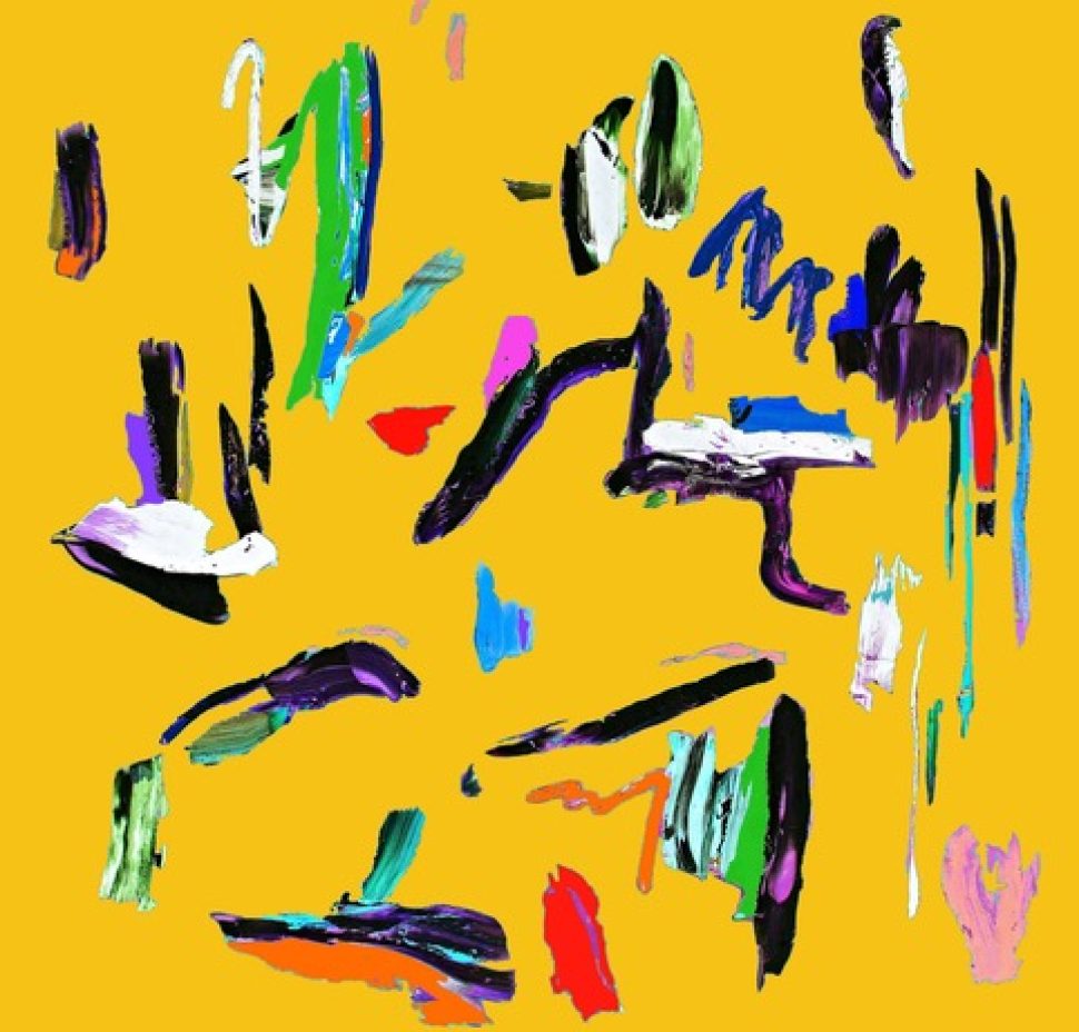 Oscillation yellow 100x100