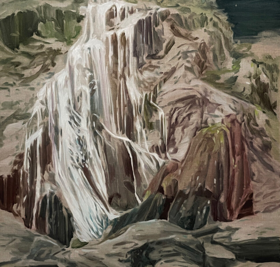 Powerscourt waterfall after Jaqueline Stanley