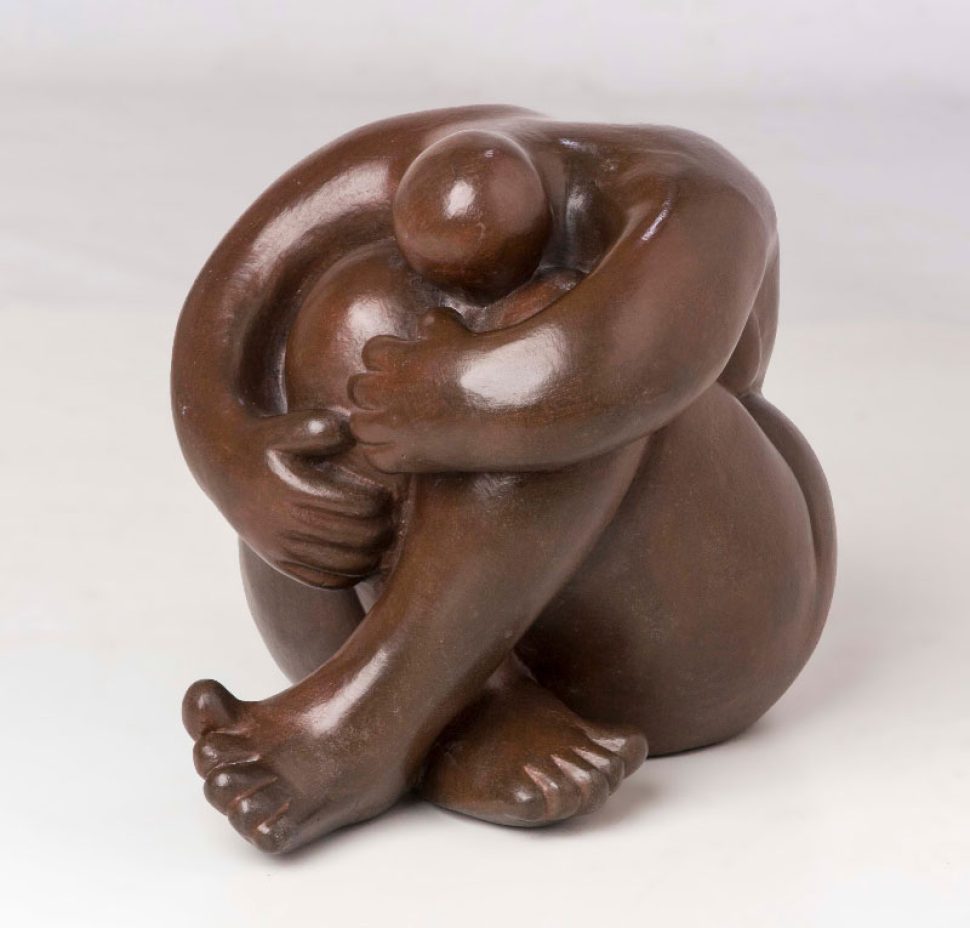 A. L. Luque - Escultura de bronce - Reflexiones